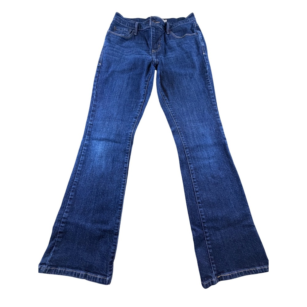 Levis 515 Bootcut Jeans Womens 6 Dark Wash Denim Mid Rise Stretch 15515-0033